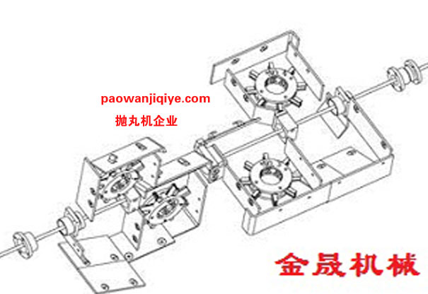 鋼筋線材拋丸機